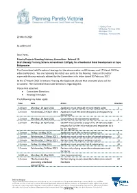 Directions and Timetable Version 1 Dated 22 03 21 (PDF, 463.1