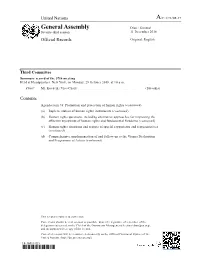 General Assembly Distr.: General Seventy-Third Session 11 December 2018