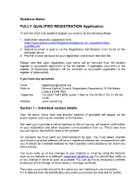 Guidance Notes