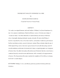 Inconstant Tonality in Debussy's La