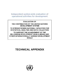 Technical Appendix to JIU/REP/2016/5