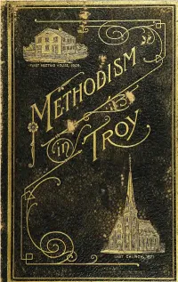 The History of Methodism in Troy, N.Y