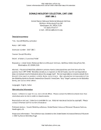 USHMM Finding