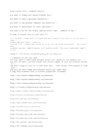 Make Torrent File , English Version. You Want to Create and Upload Torrent File