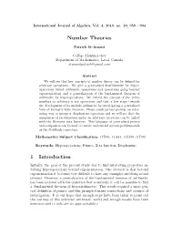 Number Theories