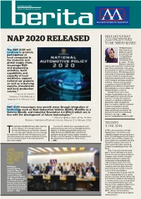 Nap 2020 Released 2020 Incentives to Be Menu-Based