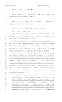 SB550 Engrossed Lrb9203652djmga 1 an ACT in Relation To
