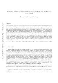 Arxiv:2006.07654V1 [Math.NA] 13 Jun 2020 C278 USA