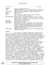 Reproductions Supplied by EDRS Are the Best That Can Be Made from the Original Document
