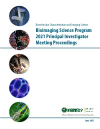 Bioimaging Science Program 2021 Principal Investigator Meeting Proceedings