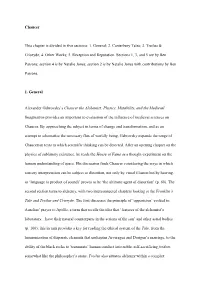 Chaucer This Chapter Is Divided in Five Sections: 1