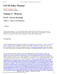 PDF of USCIS Policy Guidance on Extreme Hardship