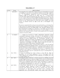 Police Station – 17 Sr. No. Date Detail of Event 1. 02.05.2015 Chandigarh
