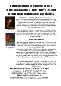 A Demonstration of Painting in Oils in the Chiaroscuro