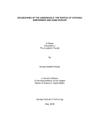Geographies of the Underworld: the Poetics of Chthonic Embodiment and Game Worlds