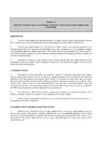 Specific Target Organ Systemic Toxicity (Tost) Following Repeated Exposure