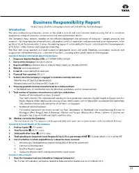 Business Responsibility Report