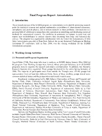 Astrostatistics