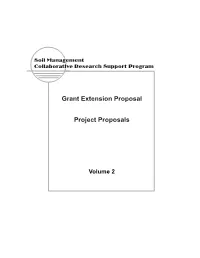 Project Proposals