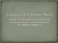 Careers Presentation