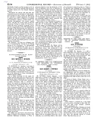 CONGRESSIONAL RECORD— Extensions Of