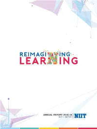 NIIT Annual Report-2019.Pdf