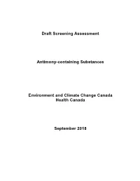 Screening Assessment Report Template