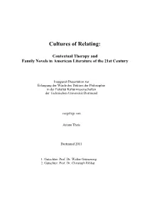 Cultures of Relating