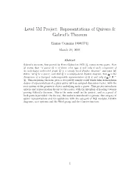 Representations of Quivers & Gabriel's Theorem