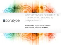 What's in Your Java Application