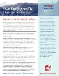 Your EAP|Here4tn! for You and Your Family