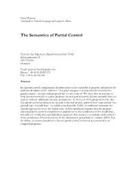 Partial Control Accepted