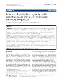 Influence of Habitat Heterogeneity on The