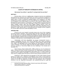 Scope of Forestry Extension in Chitral