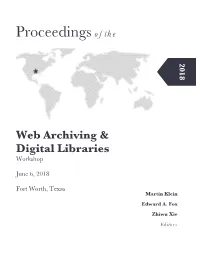 Web Archiving & Digital Libraries