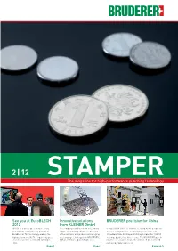 2 | 12 Stamper the Magazine for High-Performance Punching Technology