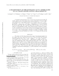 A Reassessment of the Kinematics of Pv Cephei