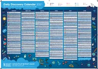 Daily Discovery Calendar 2021 Astronomy Physics Discovery/Inventions Earth Science Discover an Important Scientific Anniversary for Every Day of the Year