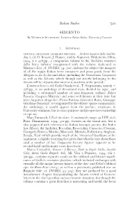 Italian Studies 521
