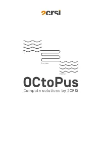 Octopus Compute Solutions by 2Crsi Table of Contents