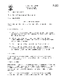 Office of Climate Action & Environment Date