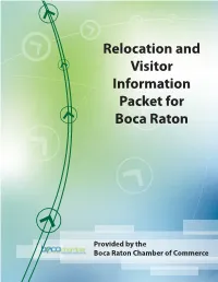 Relocation and Visitor Information Packet for Boca Raton