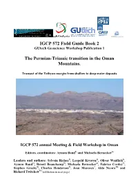 The Permian-Triassic Transition in the Oman Mountains