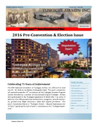 2016 Pre-Convention & Election Issue
