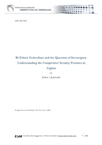 Understanding the Competitive Security Postures in Cyprus by Pavlos I
