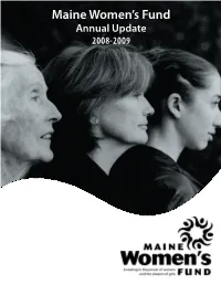 Annual Update 2008-2009 Together We Can Create the Change We Want to See