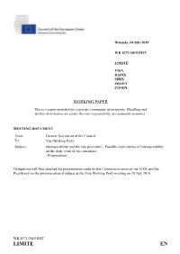 Interoperability and the Visa Procedure - Possible Implications of Interoperability on the Daily Work of the Consulates - Presentations