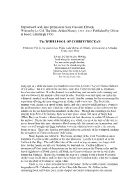 Reproduced with Kind Permission from Viscount Elibank. Written by Lt-Col