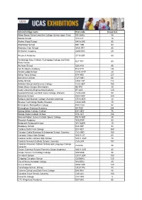 School/College Name Post Code Group Size
