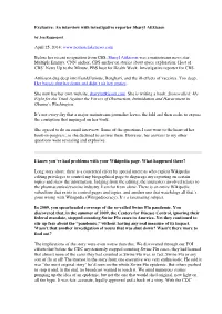 An Interview with Sharyl Attkinson